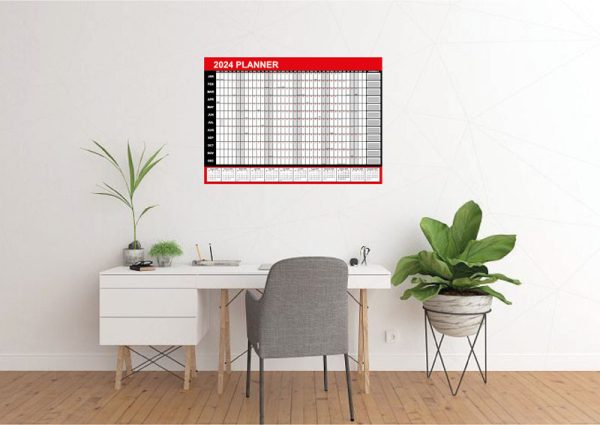 Red and Black Wall Planner - Image 2