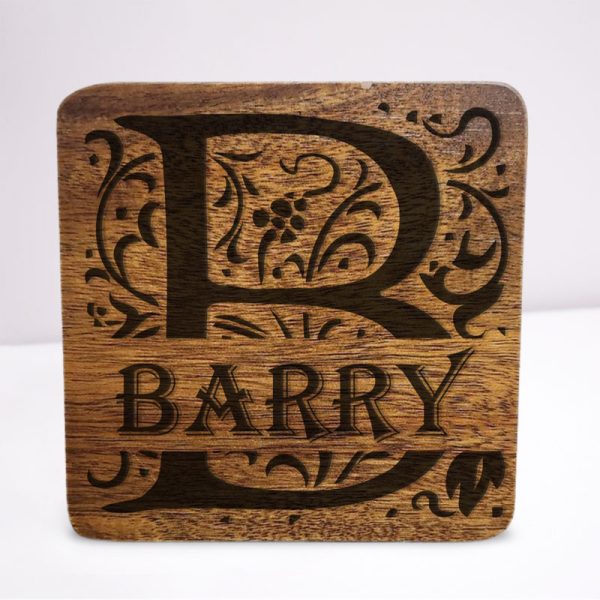 Engraved Wooden Coaster - Image 26
