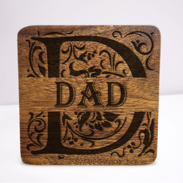 Engraved Wooden Coaster - Image 29
