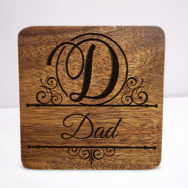 Engraved Wooden Coaster - Image 5