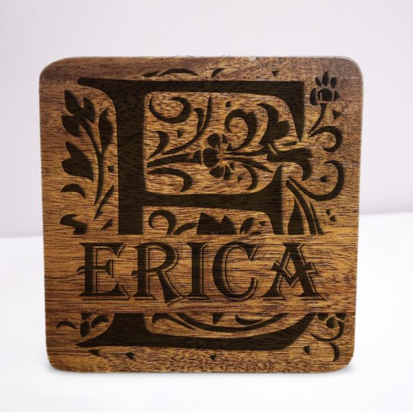 Engraved Wooden Coaster - Image 28