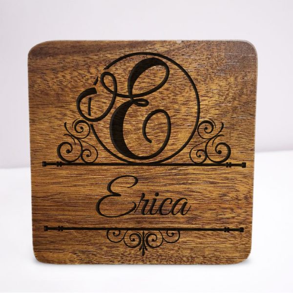Engraved Wooden Coaster - Image 6