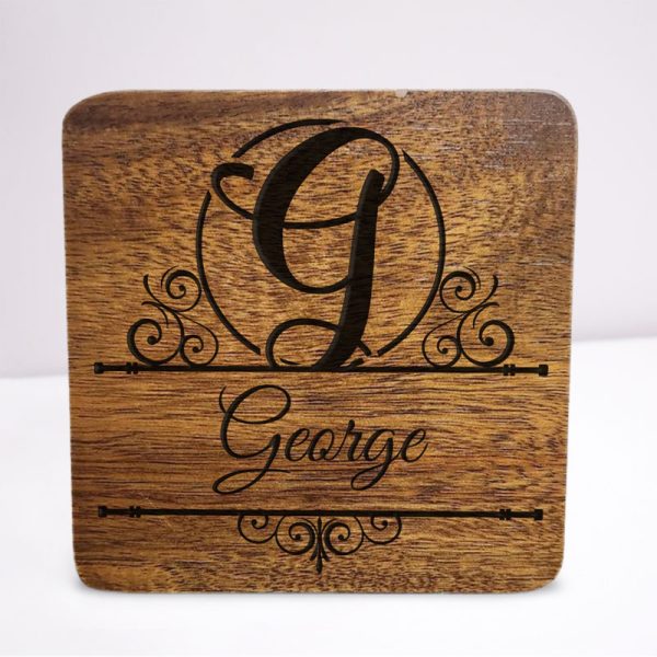 Engraved Wooden Coaster - Image 8