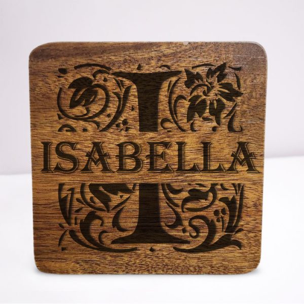 Engraved Wooden Coaster - Image 34