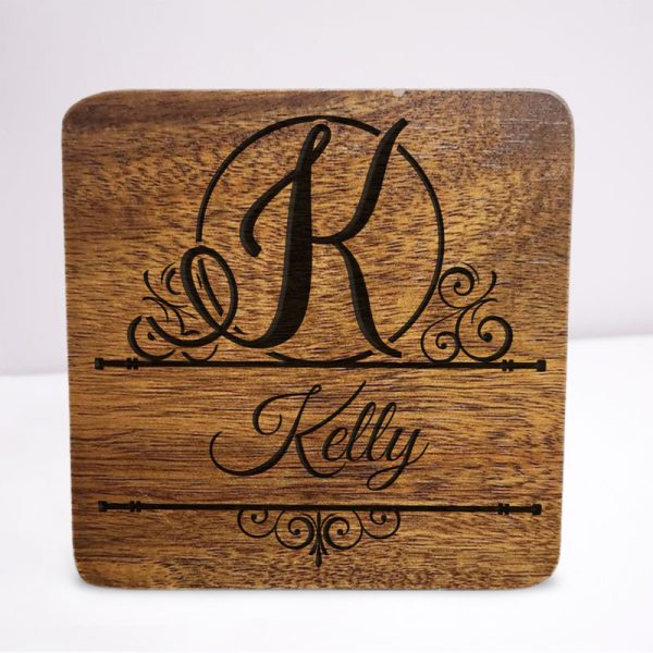 Engraved Wooden Coaster - Image 12