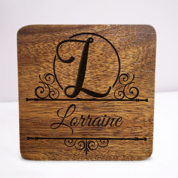 Engraved Wooden Coaster - Image 13