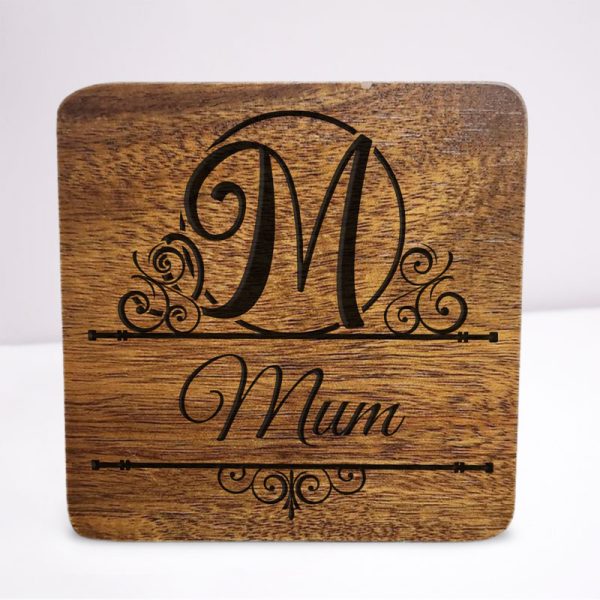 Engraved Wooden Coaster - Image 14