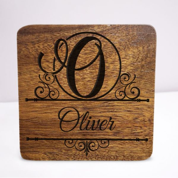 Engraved Wooden Coaster - Image 16