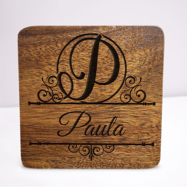 Engraved Wooden Coaster - Image 18