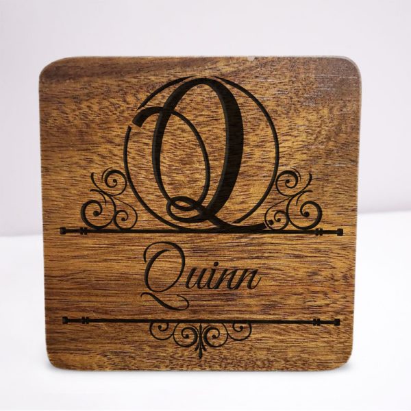 Engraved Wooden Coaster - Image 20
