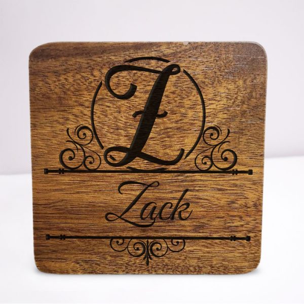 Engraved Wooden Coaster - Image 39